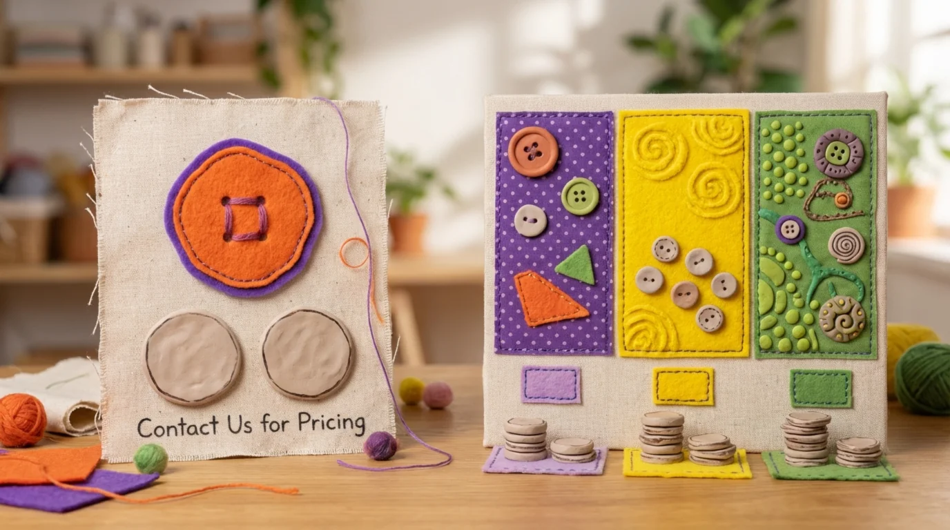 Сравнение страниц цен: одна с кнопкой 