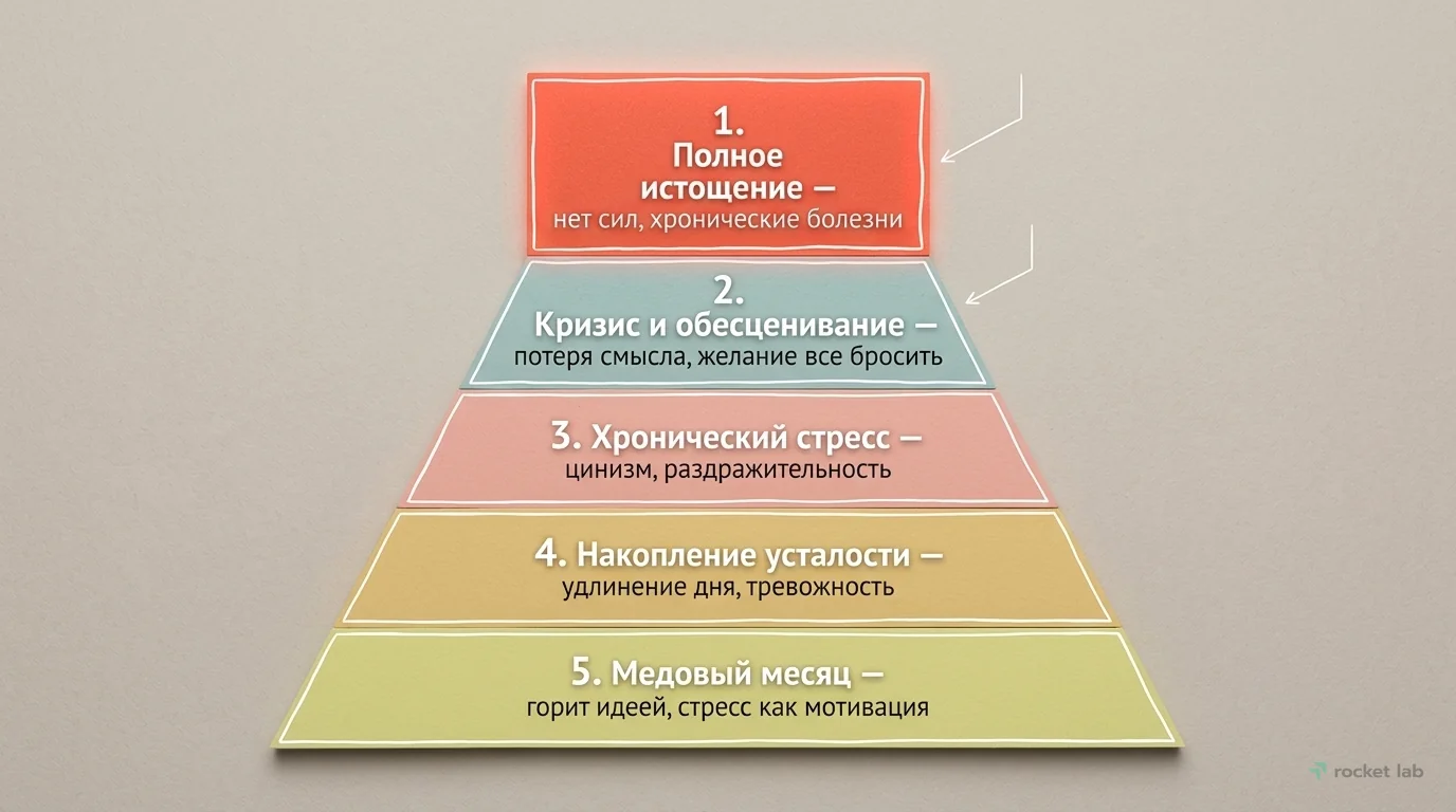 5 стадий выгорания предпринимателя