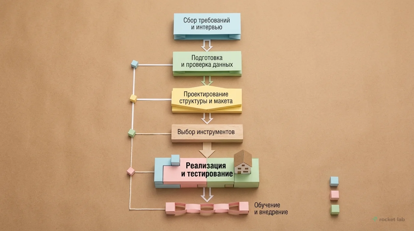 Алгоритм создания дашборда