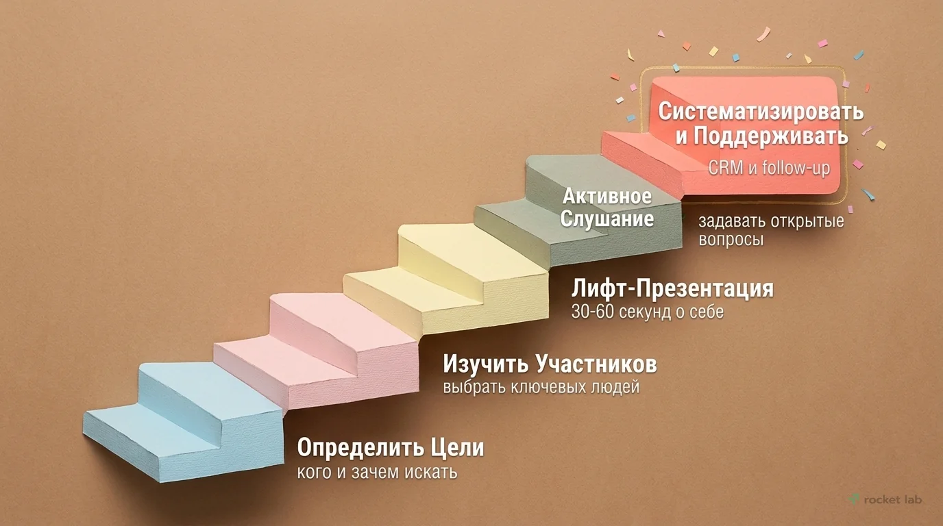 Этапы эффективного построения деловых связей