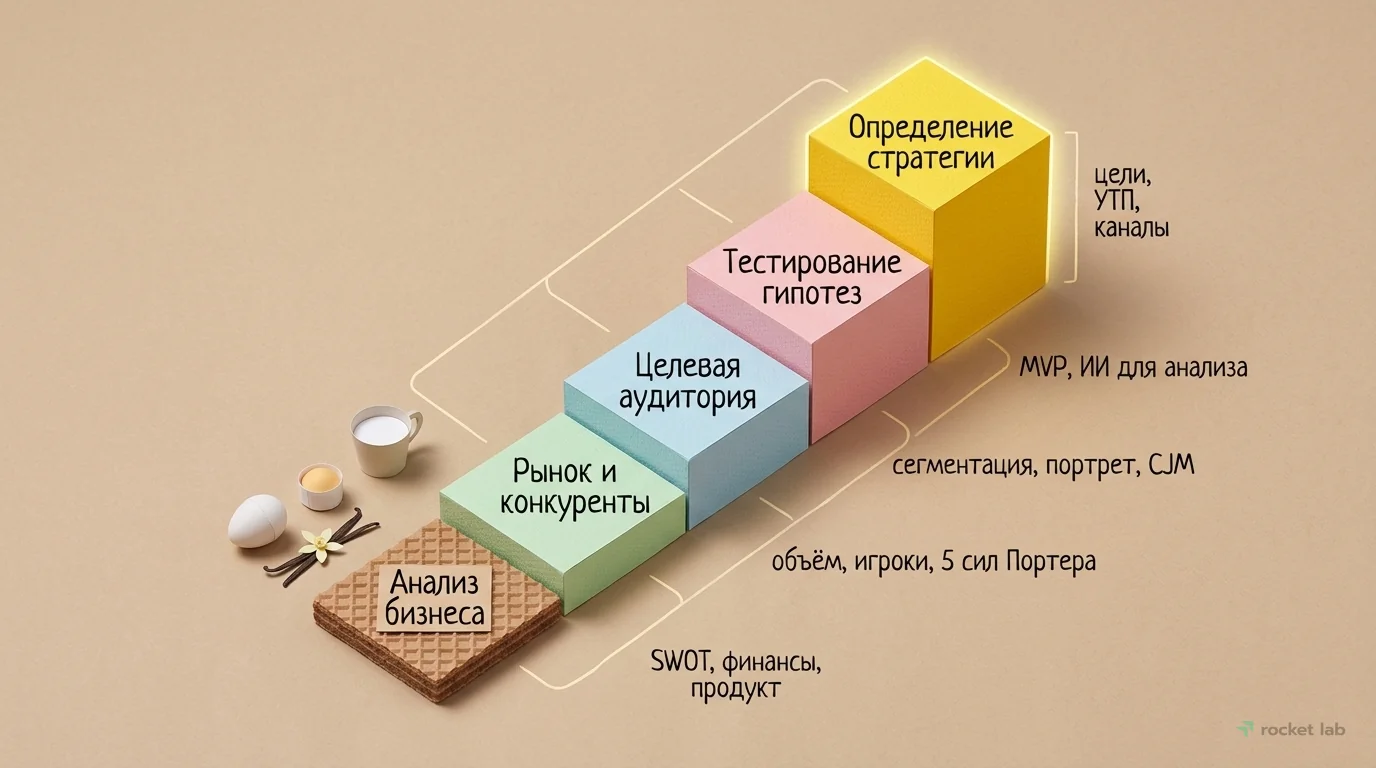 Этапы подготовки к разработке маркетинговой стратегии