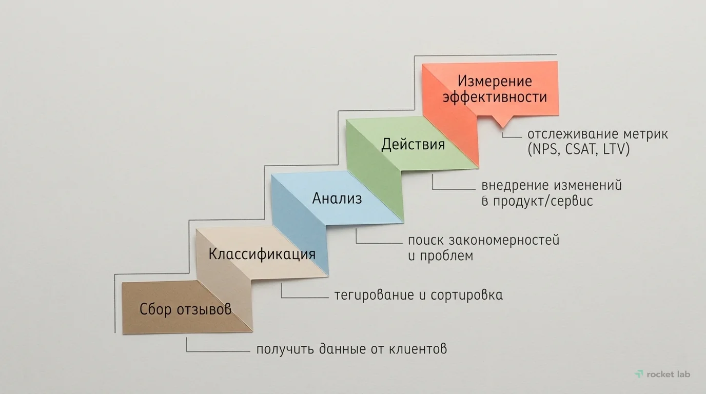 Этапы работы с обратной связью: от сбора до измерения