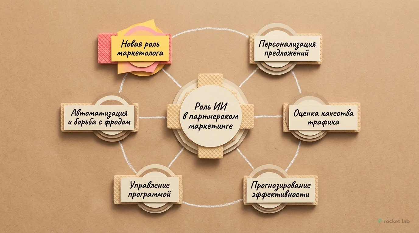 ИИ в партнерском маркетинге: Ключевые области применения