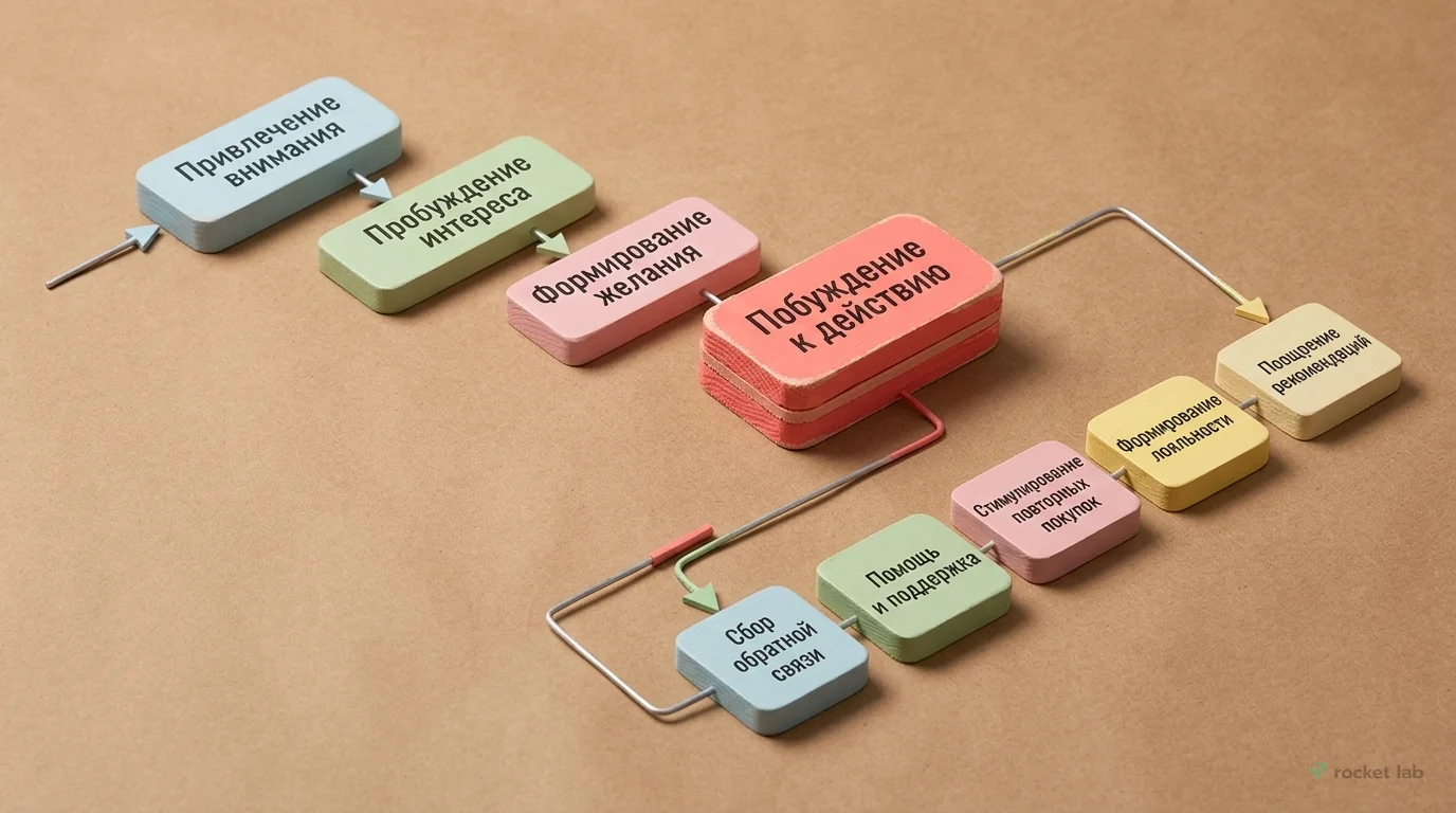 Классическая воронка продаж и воронка удержания