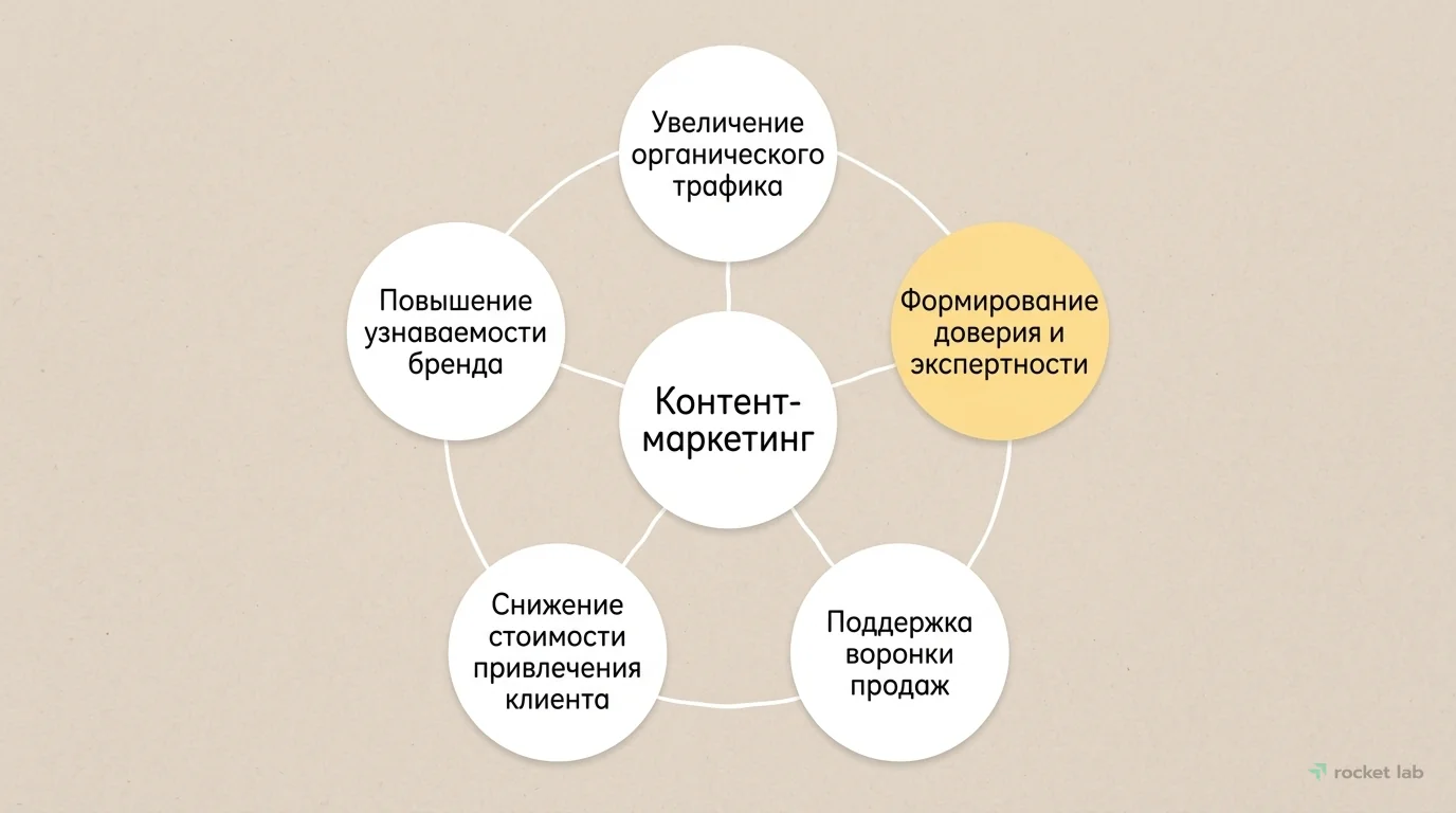 Ключевые преимущества контент-маркетинга для бизнеса