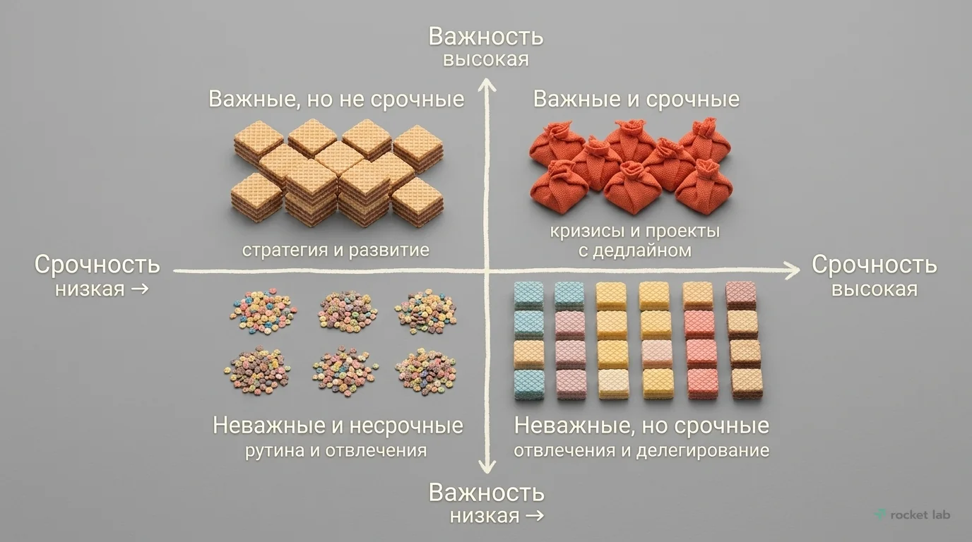 Матрица Эйзенхауэра для приоритизации задач