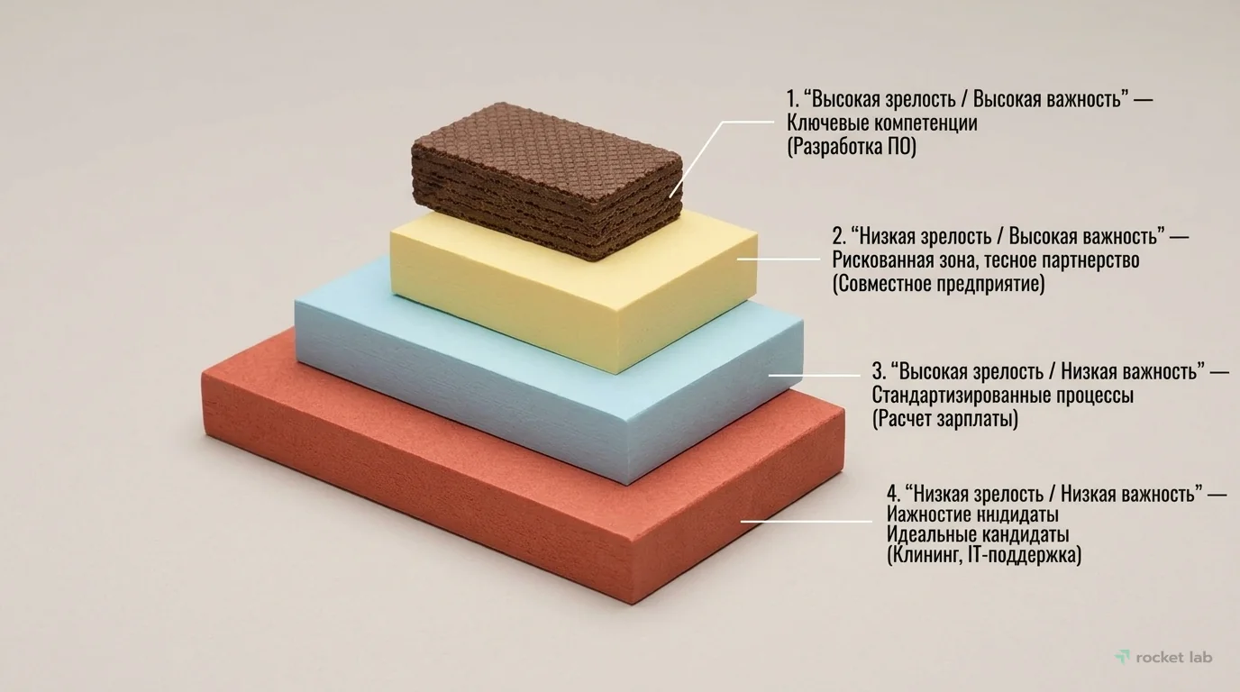 Методика выбора задач для аутсорсинга по OPBOK
