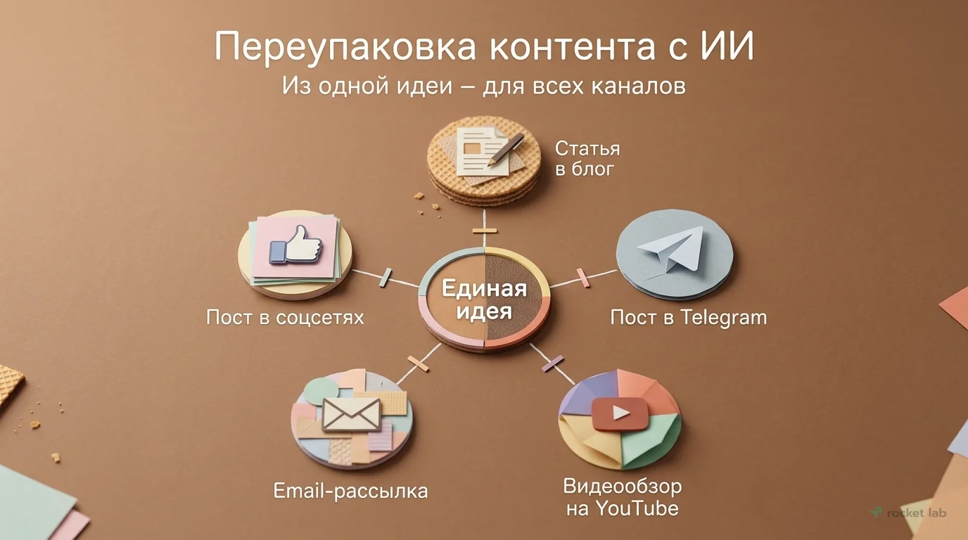 Переупаковка контента с ИИ