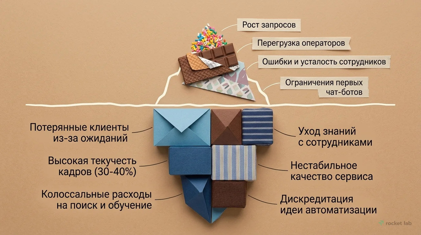 Проблемы традиционной поддержки: видимые и скрытые