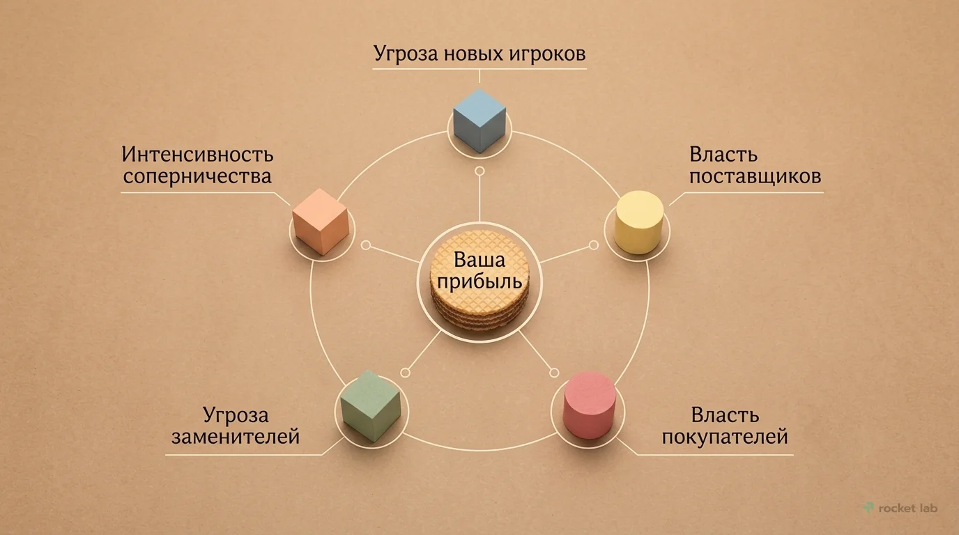 Пять сил Портера: что влияет на прибыль компании