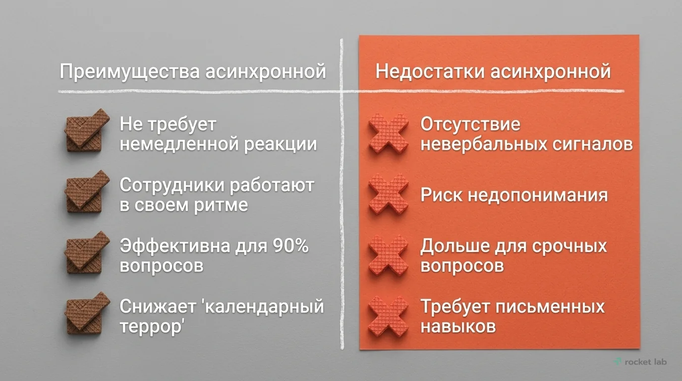 Синхронная vs. Асинхронная коммуникация