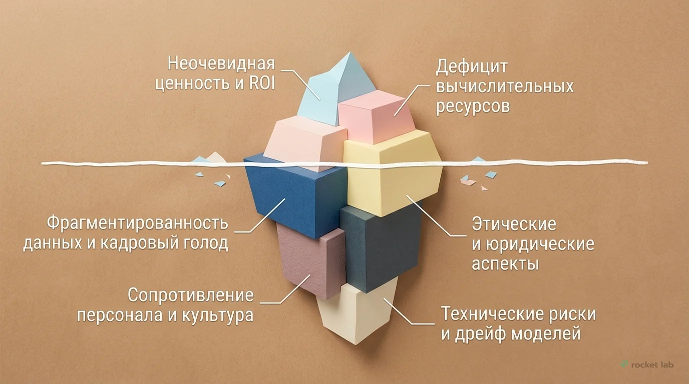 Скрытые барьеры внедрения ИИ