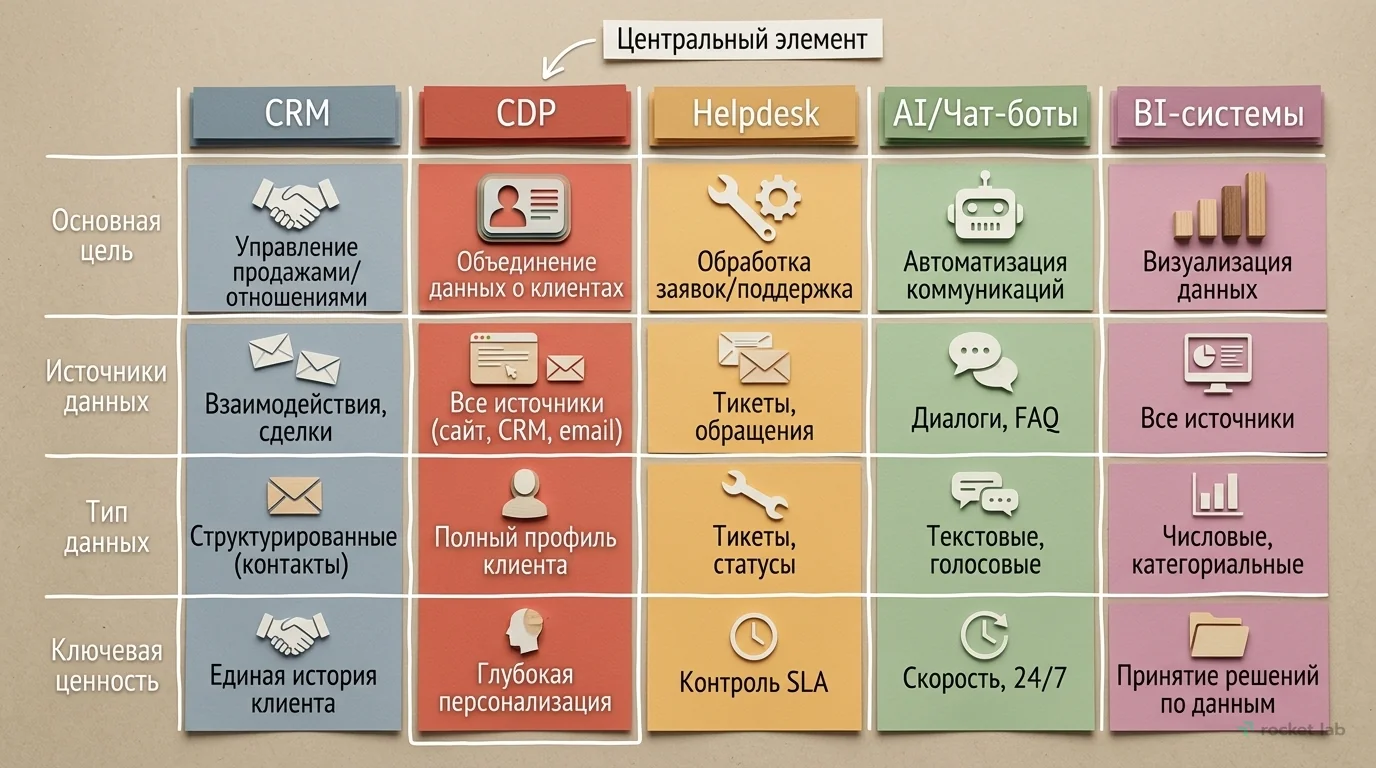 Сравнение инструментов для улучшения B2B-сервиса