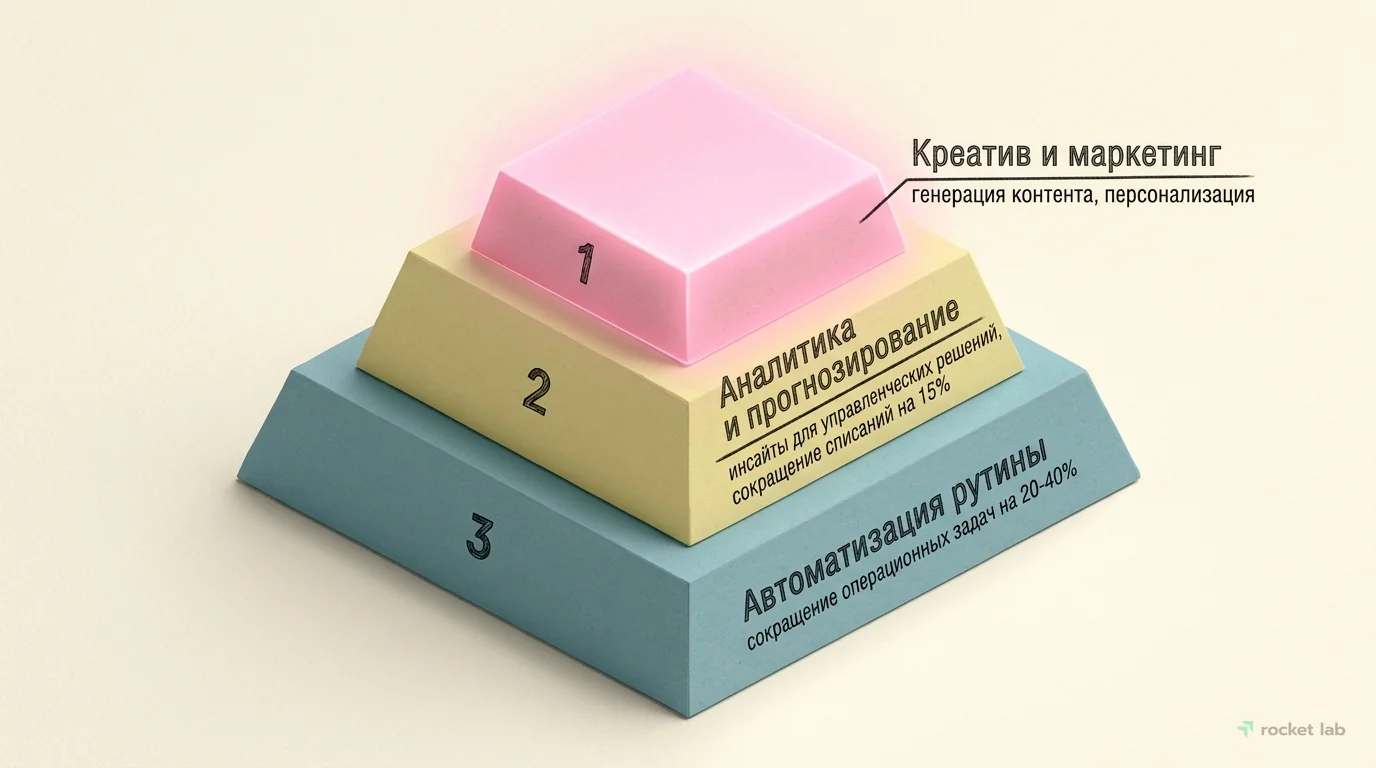 Три ключевых направления применения ИИ в бизнесе