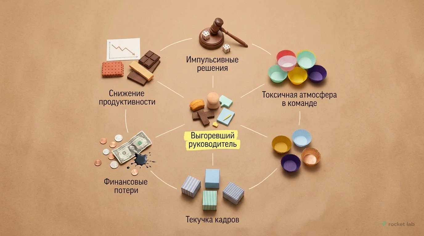 Влияние выгорания руководителя на компанию