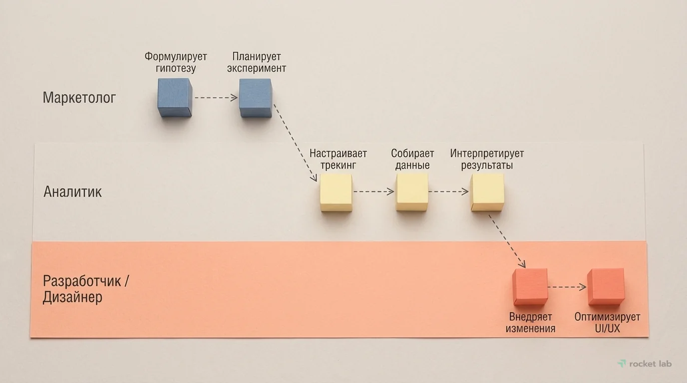 Взаимодействие команды роста: HADI-цикл в действии