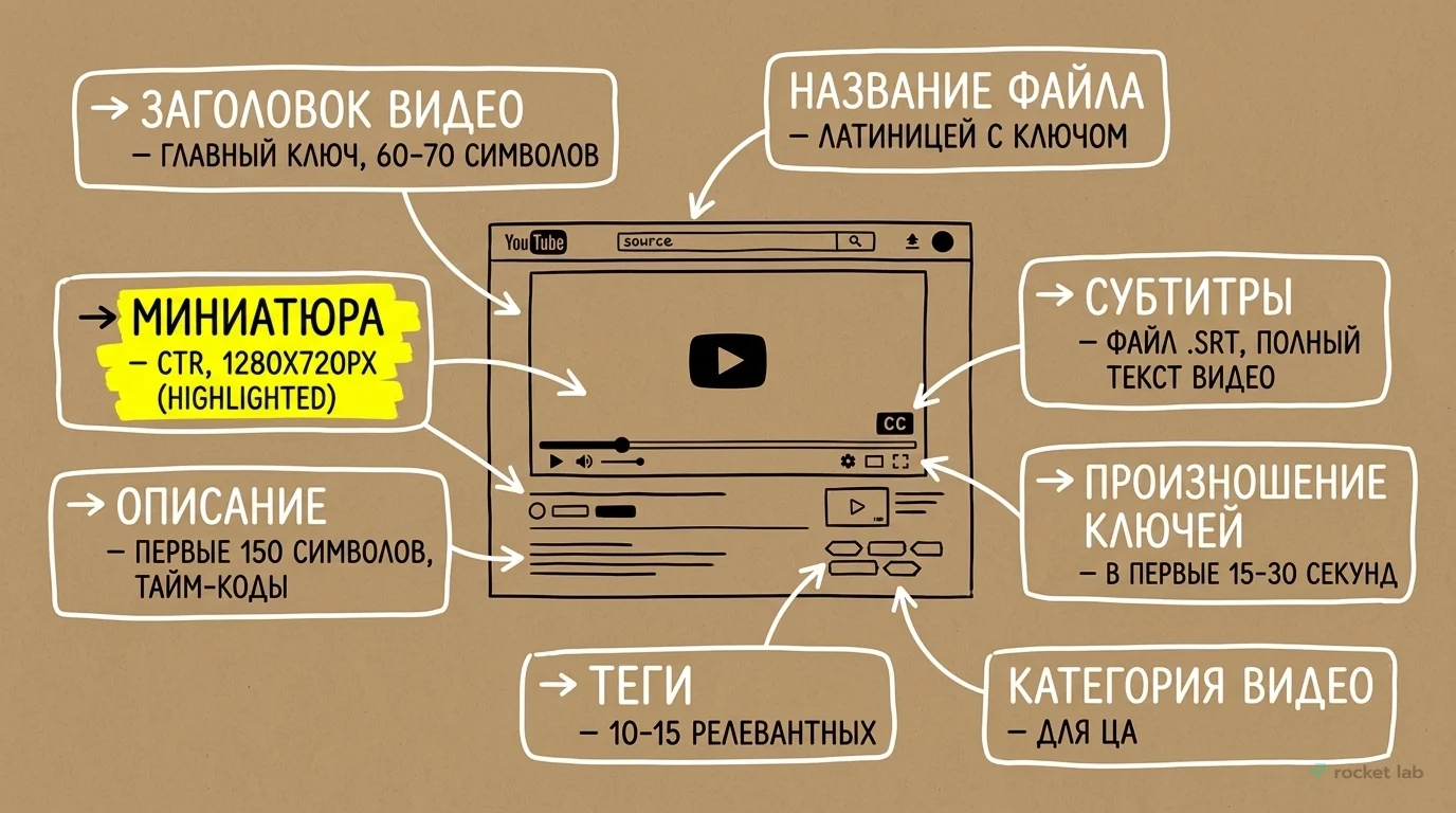 Чек-лист по оптимизации видео на YouTube