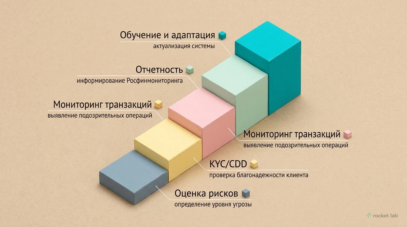 Этапы построения эффективной AML-системы