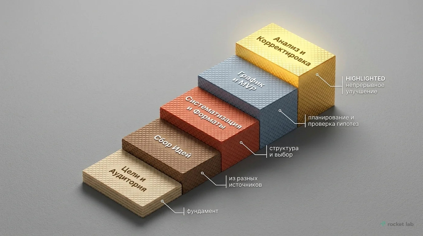 Пошаговый рост: от идеи к эффективному контент-плану