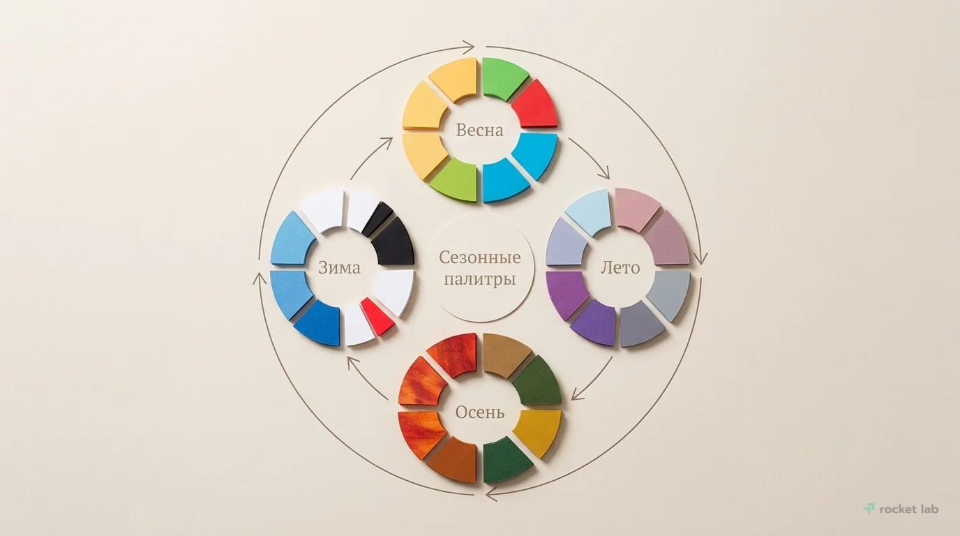 Природа как колорист: используем сезонные палитры