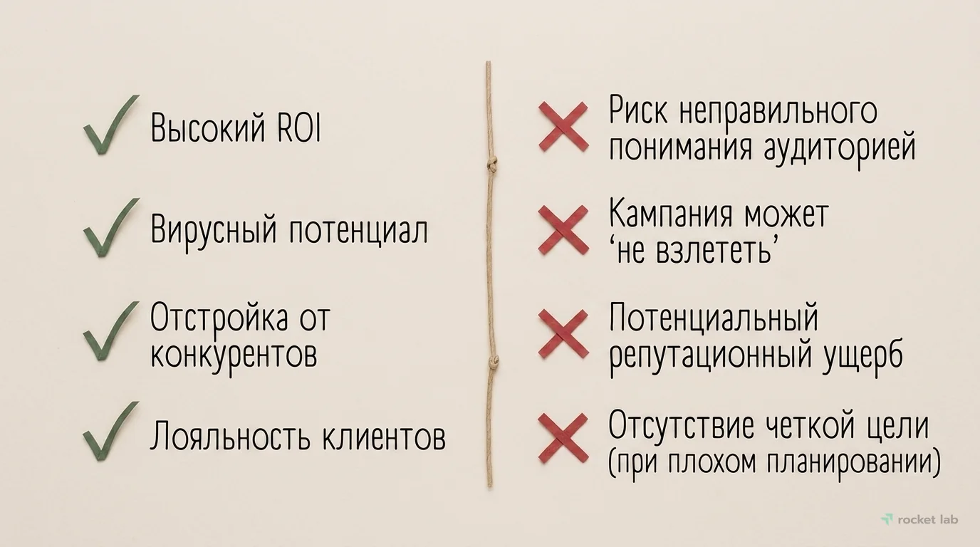 Преимущества и риски нестандартного маркетинга