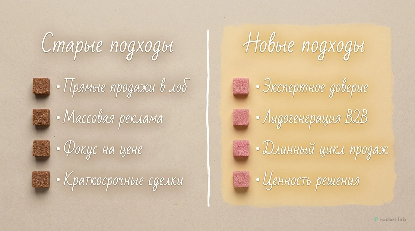 Сравнение старых и новых подходов в ИТ-маркетинге