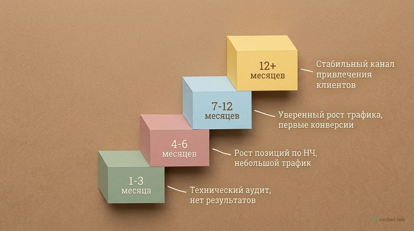 Сроки появления результатов SEO