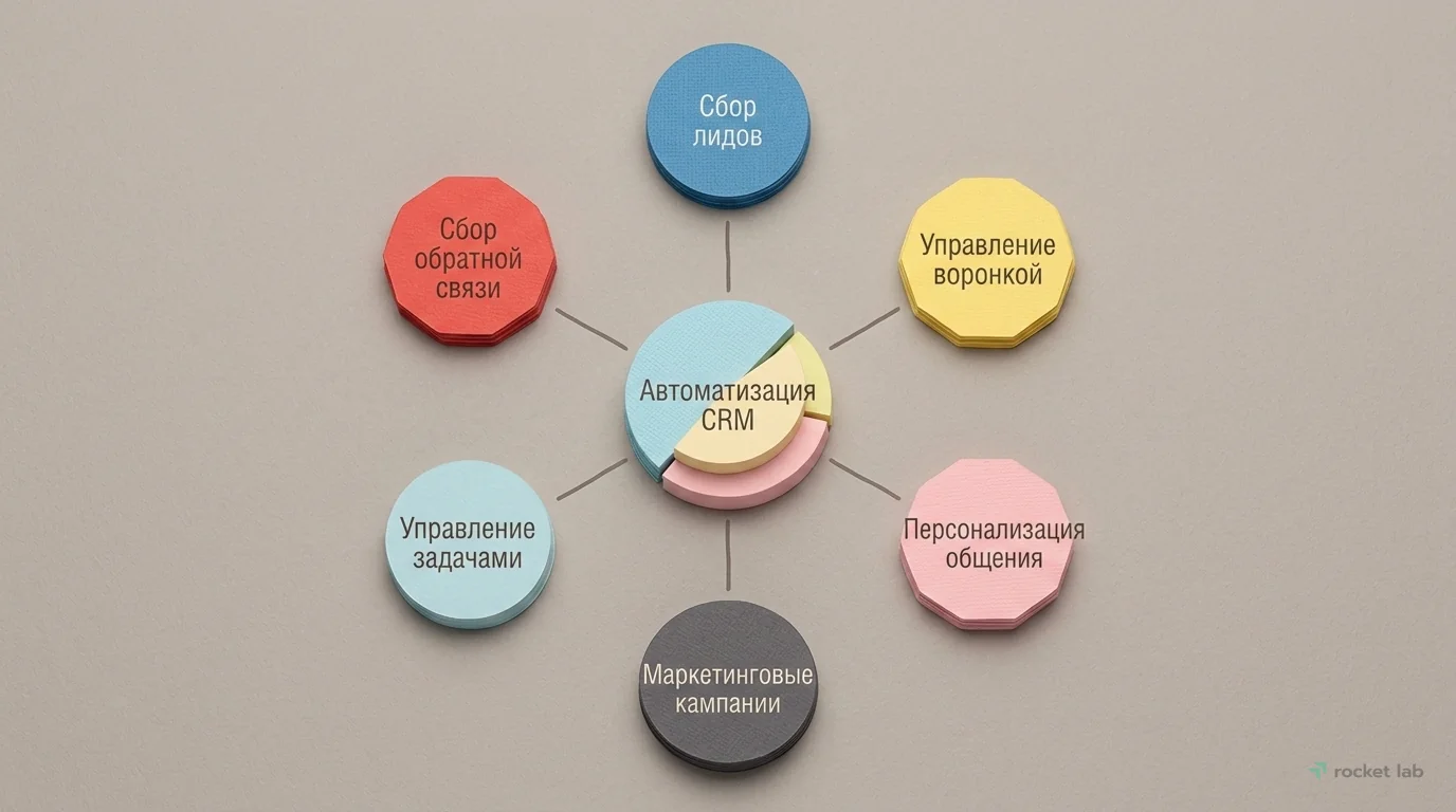 7 ключевых направлений автоматизации CRM