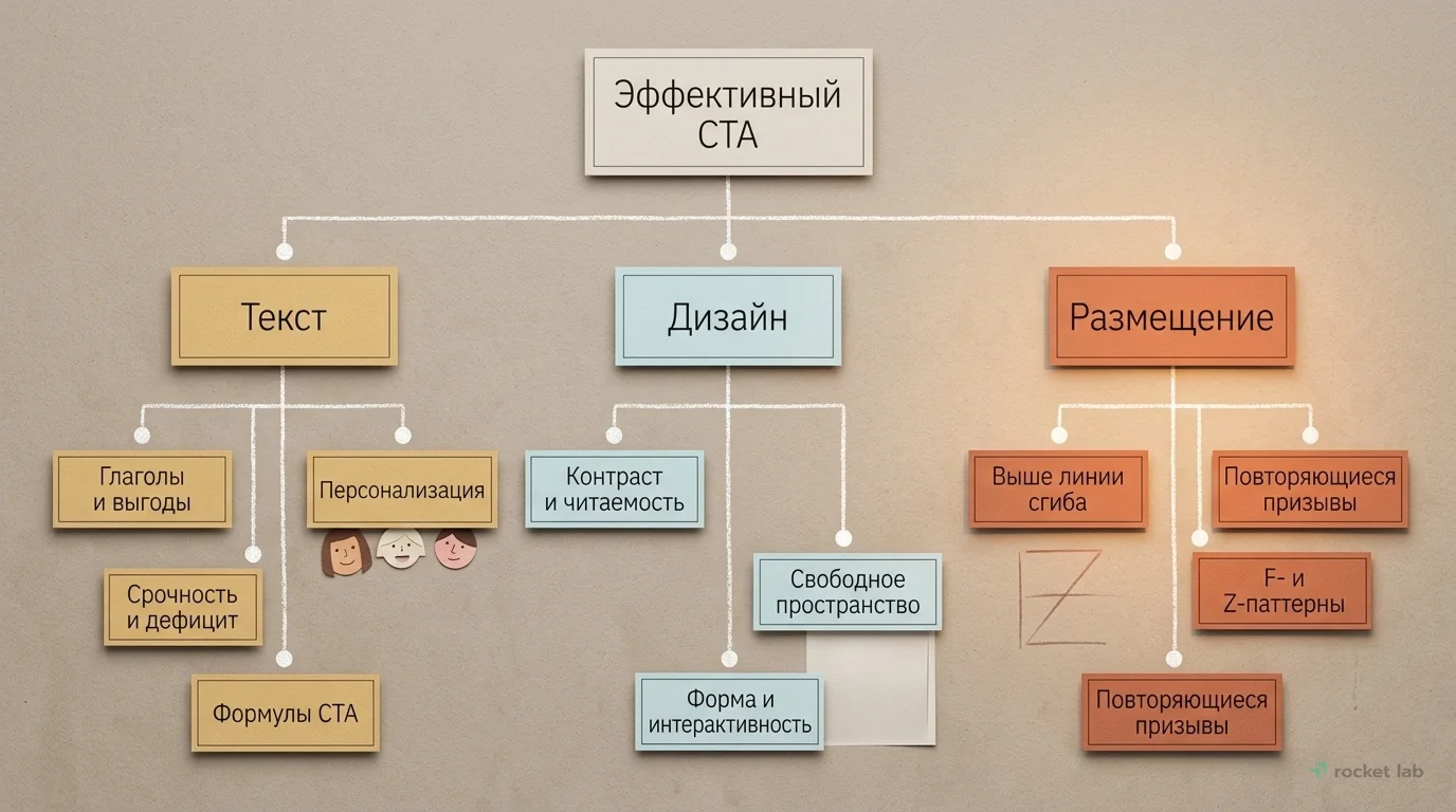 Анатомия работающего призыва к действию