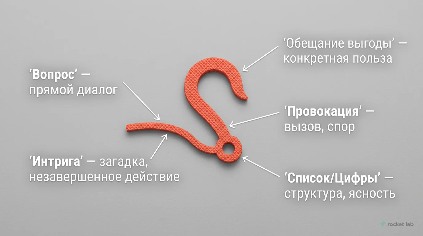 Анатомия цепляющего крючка для поста