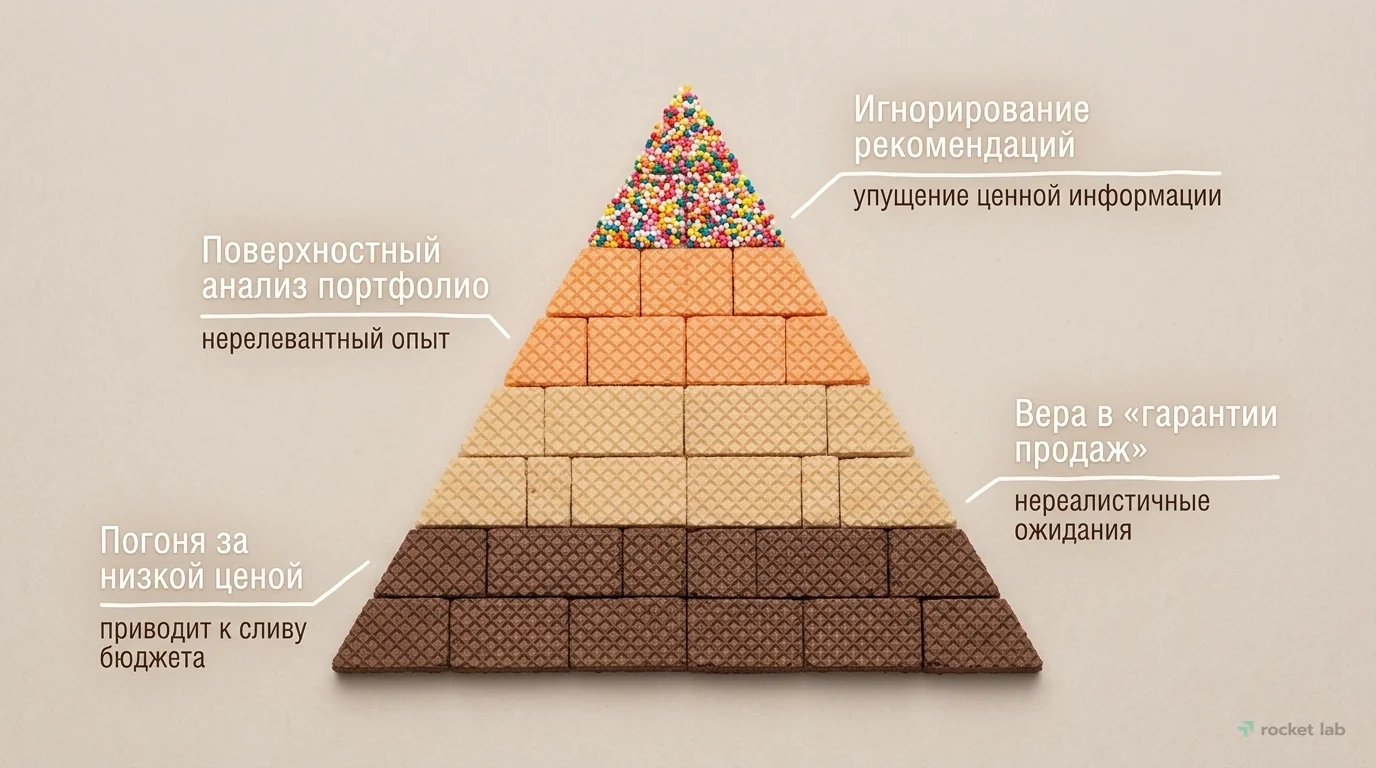 Частые ошибки при поиске рекламного агентства