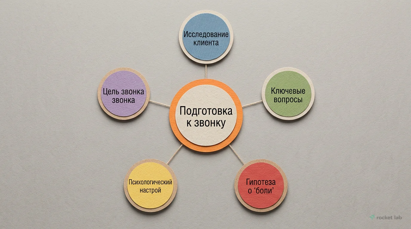 Элементы подготовки к телефонному звонку