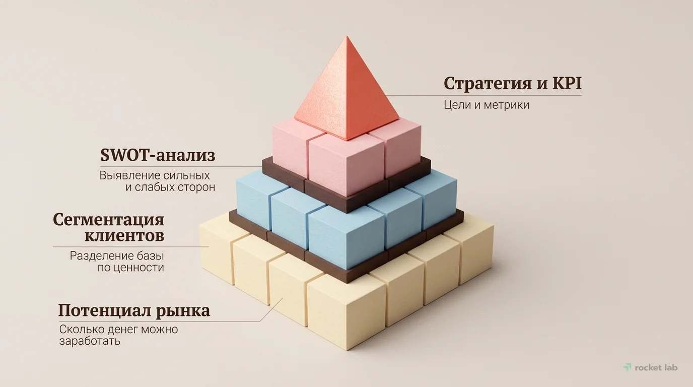 Этапы анализа территории продаж