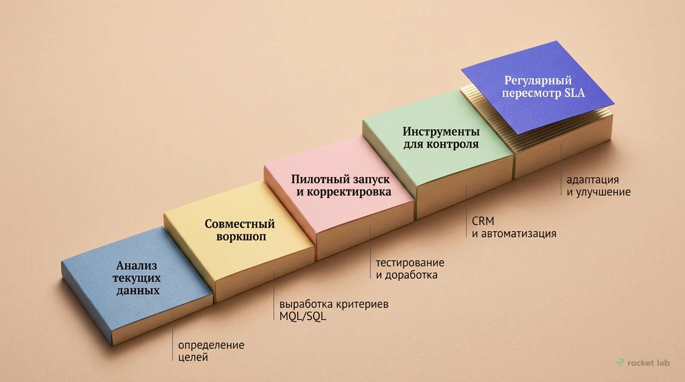 Этапы разработки и внедрения SLA