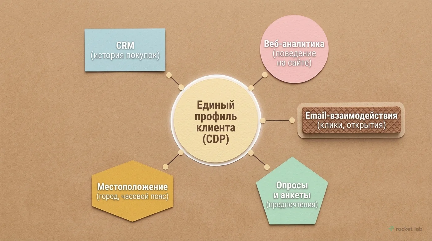 Источники данных для персонализации