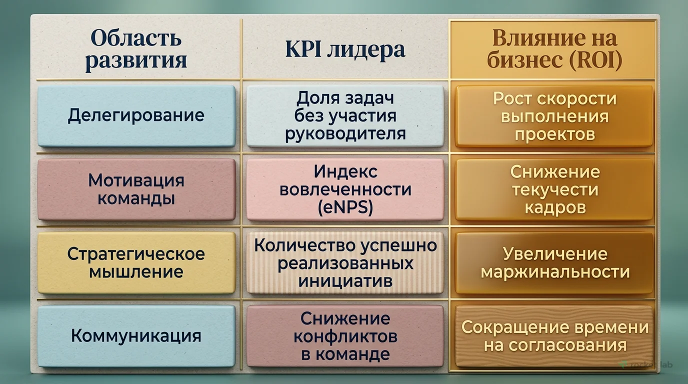 Измерение эффективности развития лидерства