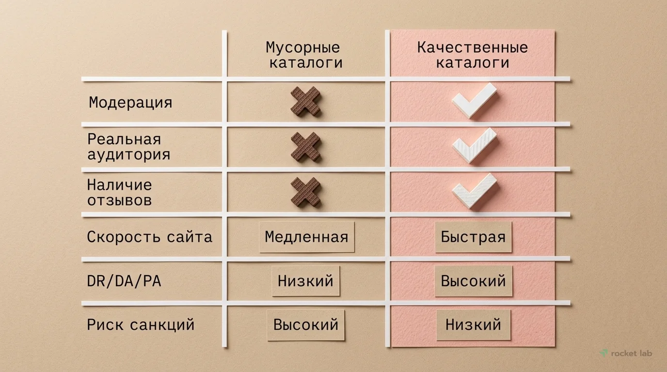 Как отличить качественный каталог от мусорного