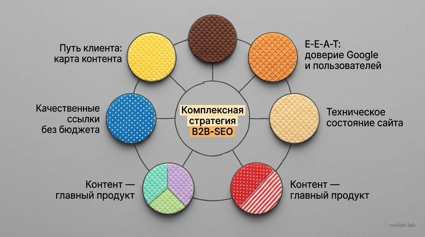 Ключевые элементы комплексной B2B-SEO стратегии