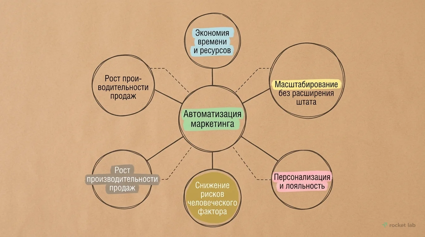 Ключевые преимущества автоматизации маркетинга