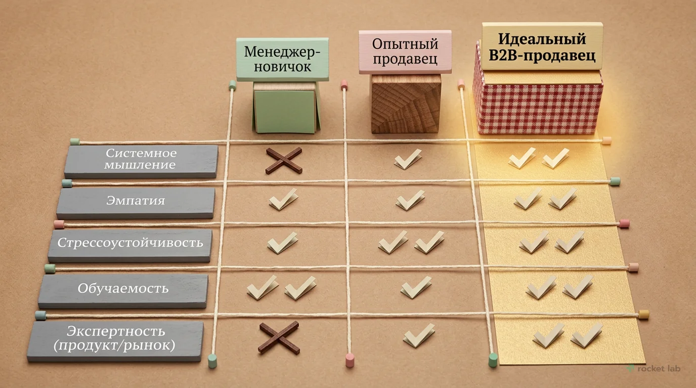 Критерии идеального менеджера по B2B-продажам