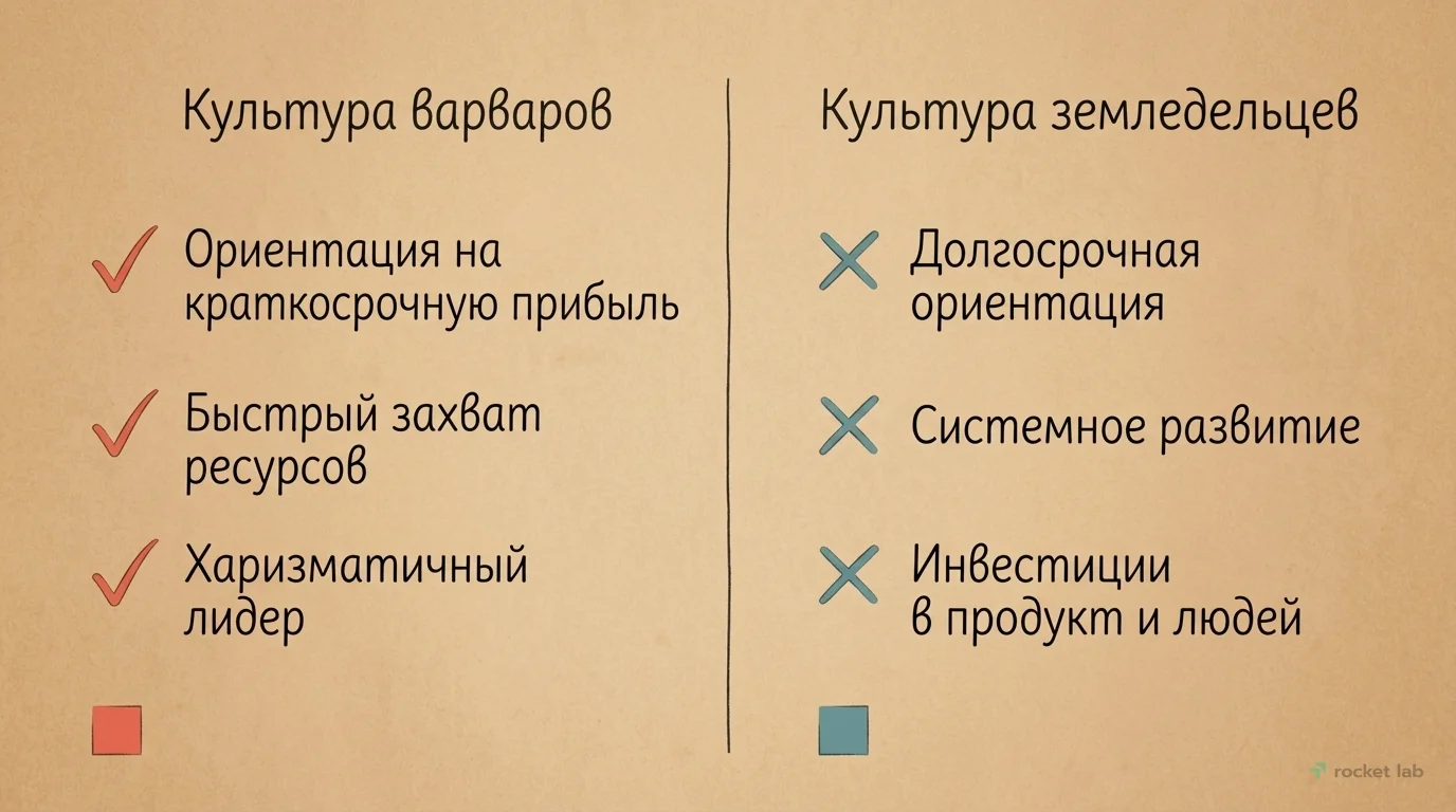 Культура варваров vs. культура земледельцев