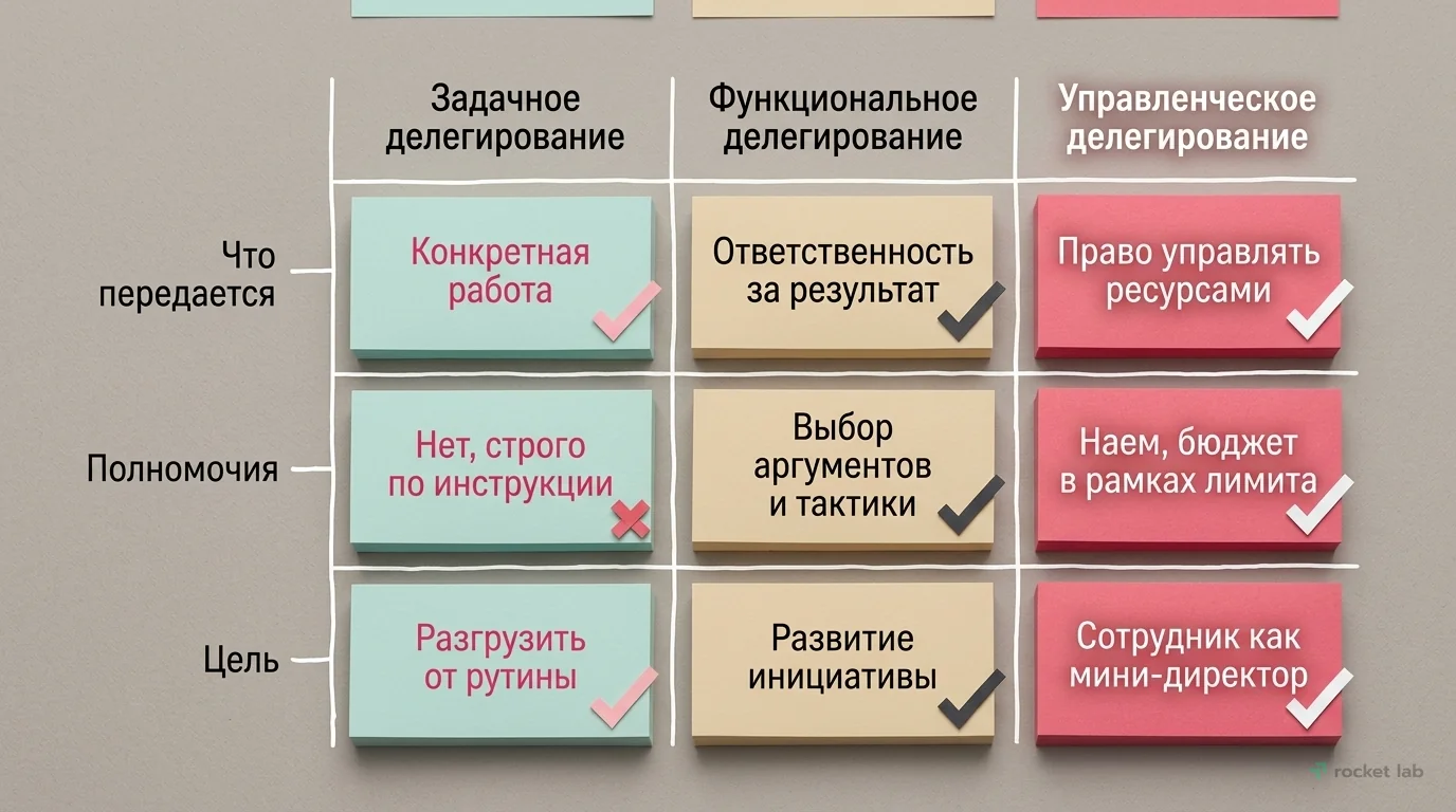 Лестница делегирования