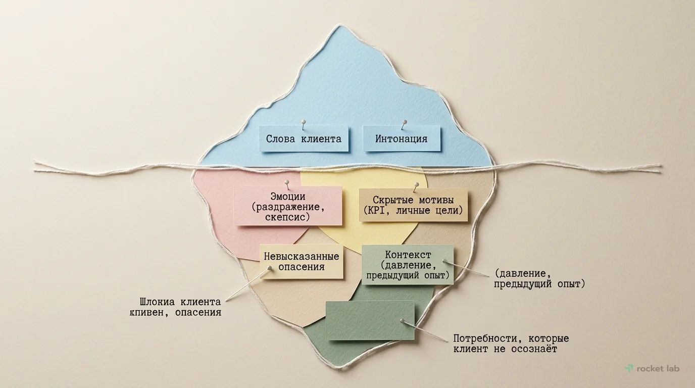 Модель айсберга активного слушания