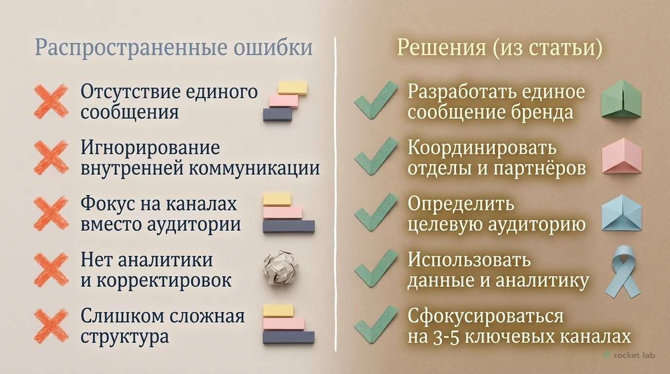 Ошибки при внедрении ИМК и их решения