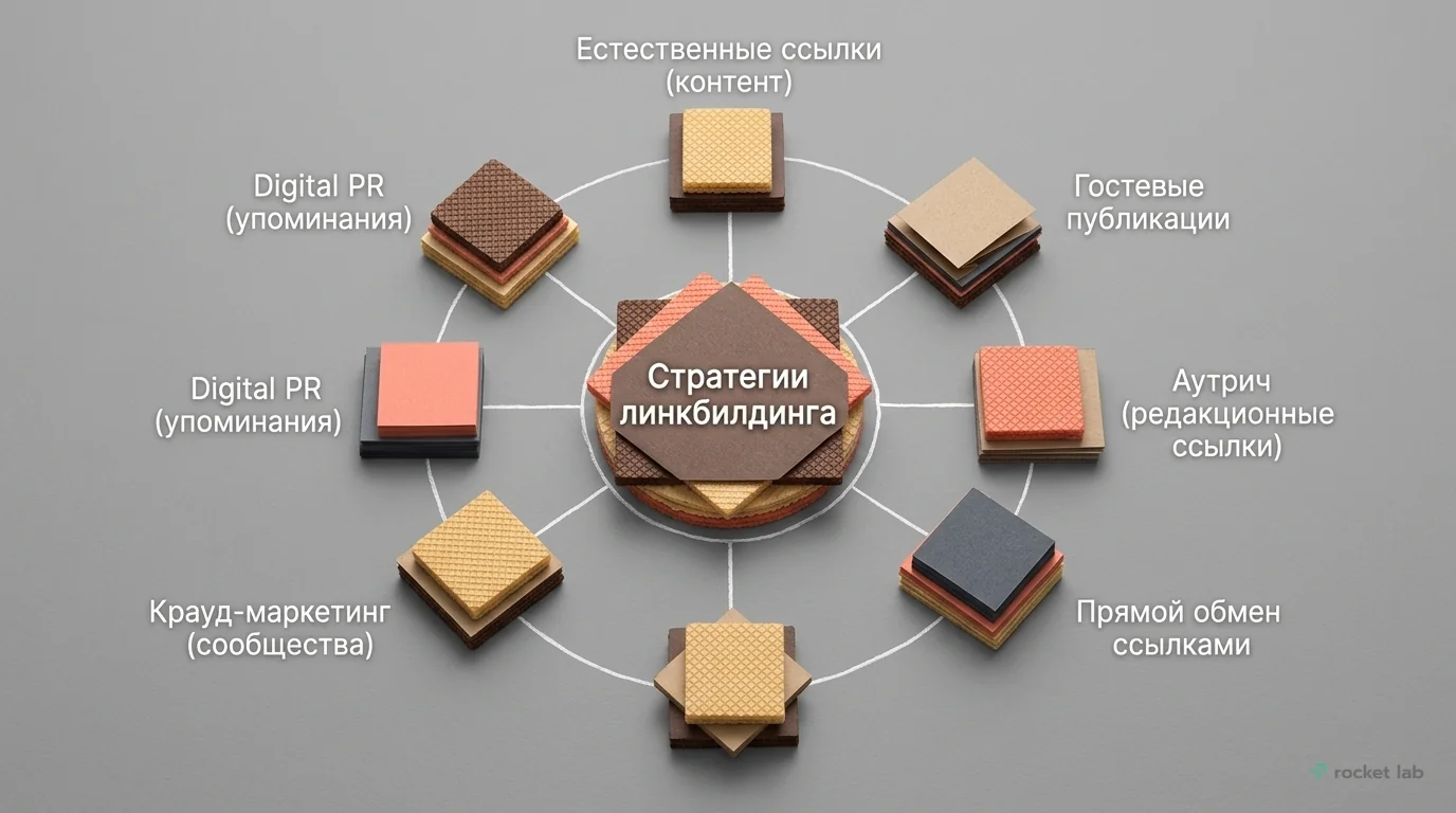 Основные стратегии линкбилдинга
