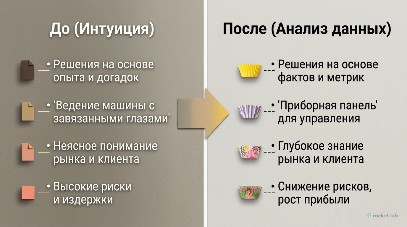 От интуиции к фактам: трансформация бизнеса с анализом данных