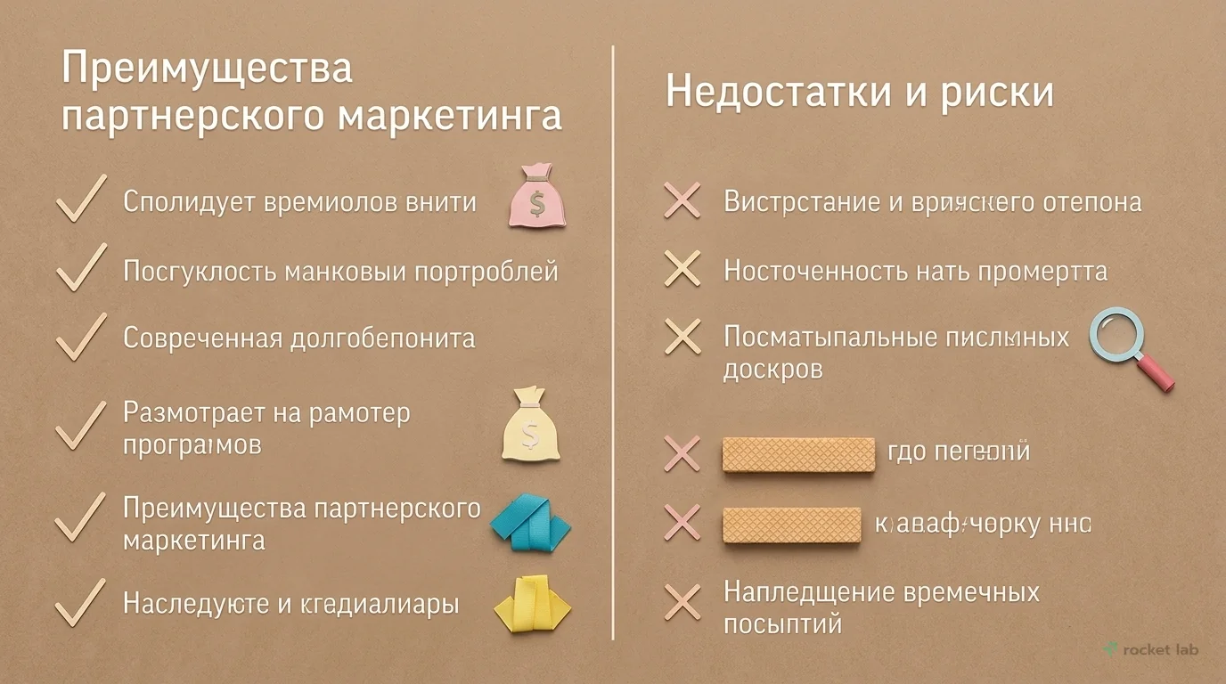 Плюсы и минусы партнерского маркетинга
