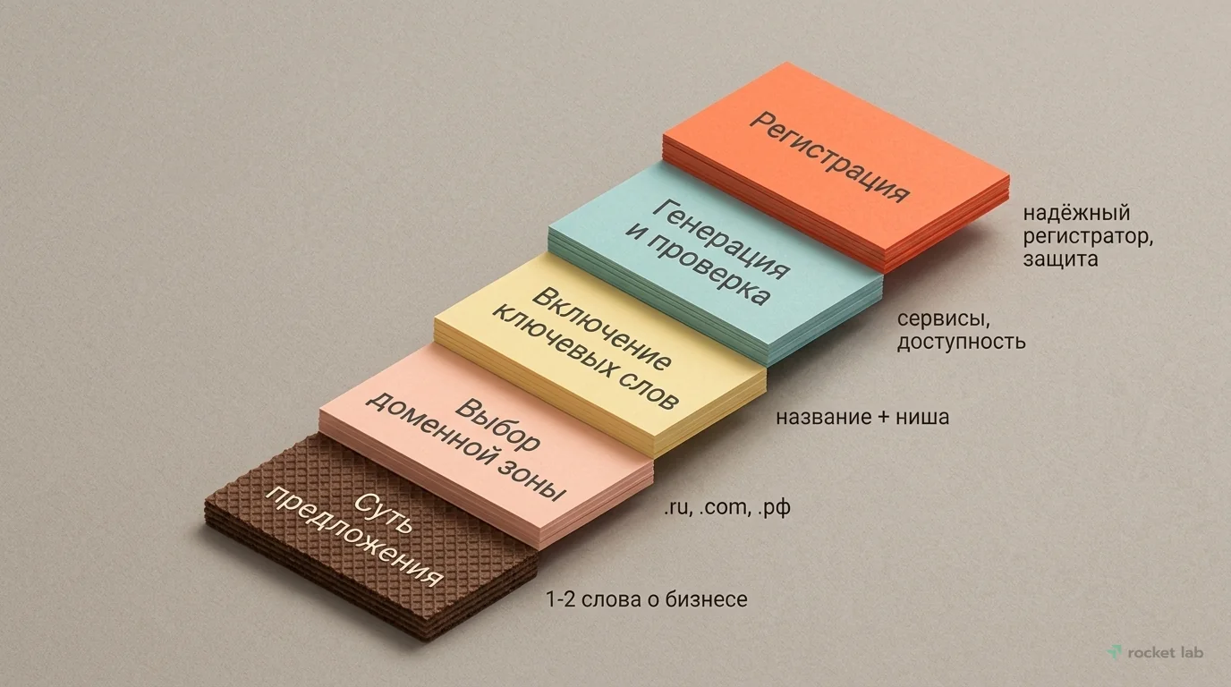 Пошаговая стратегия выбора идеального домена