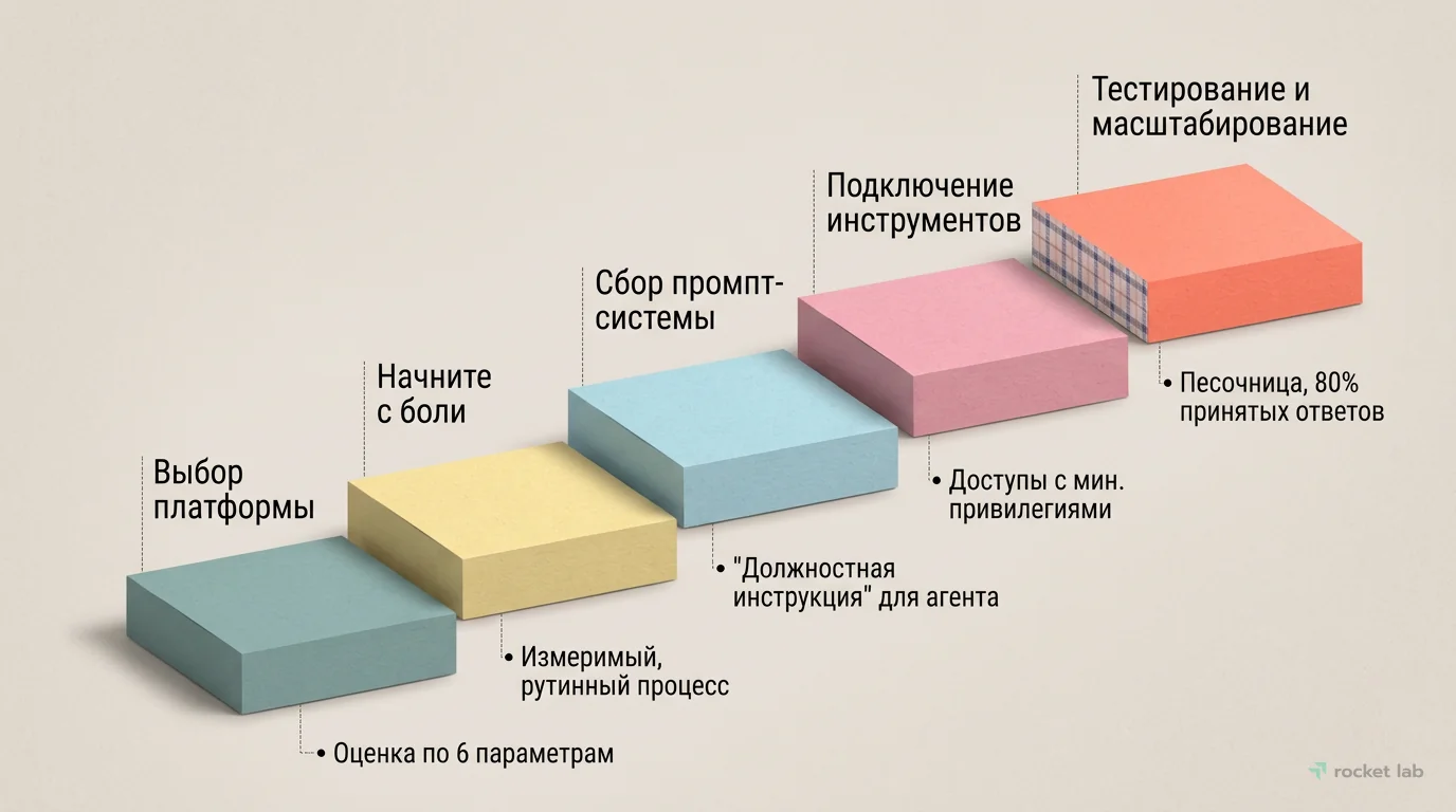 Пошаговое внедрение AI-агента