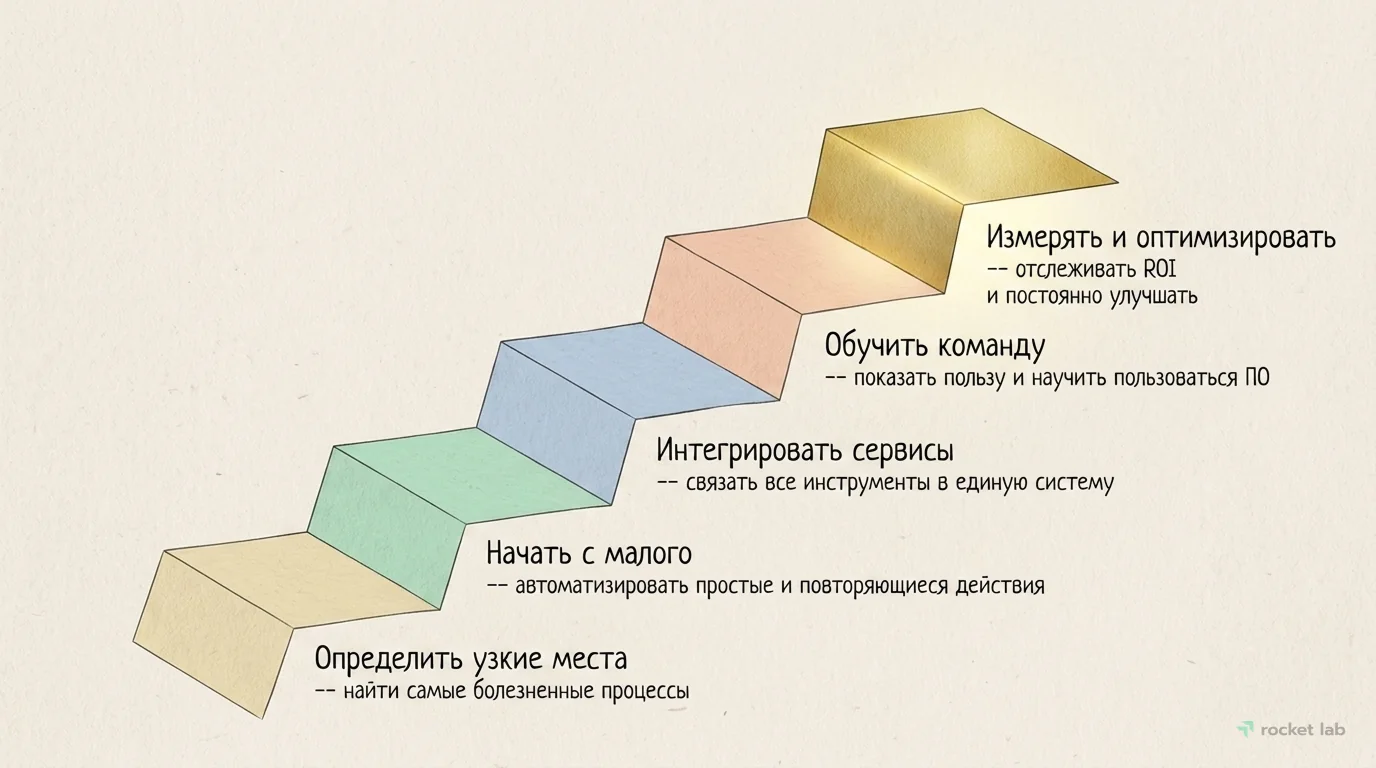 Пошаговый план внедрения автоматизации